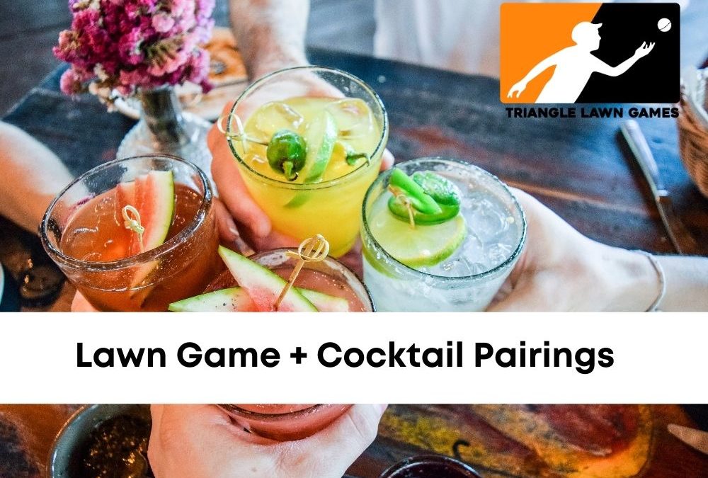 How to pair lawn games and cocktails