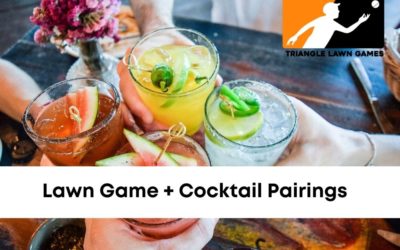 How to pair lawn games and cocktails