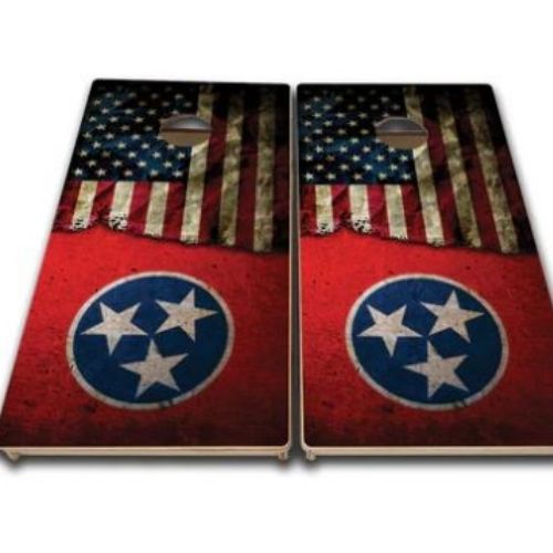 State of Tennessee Flag Cornhole Boards