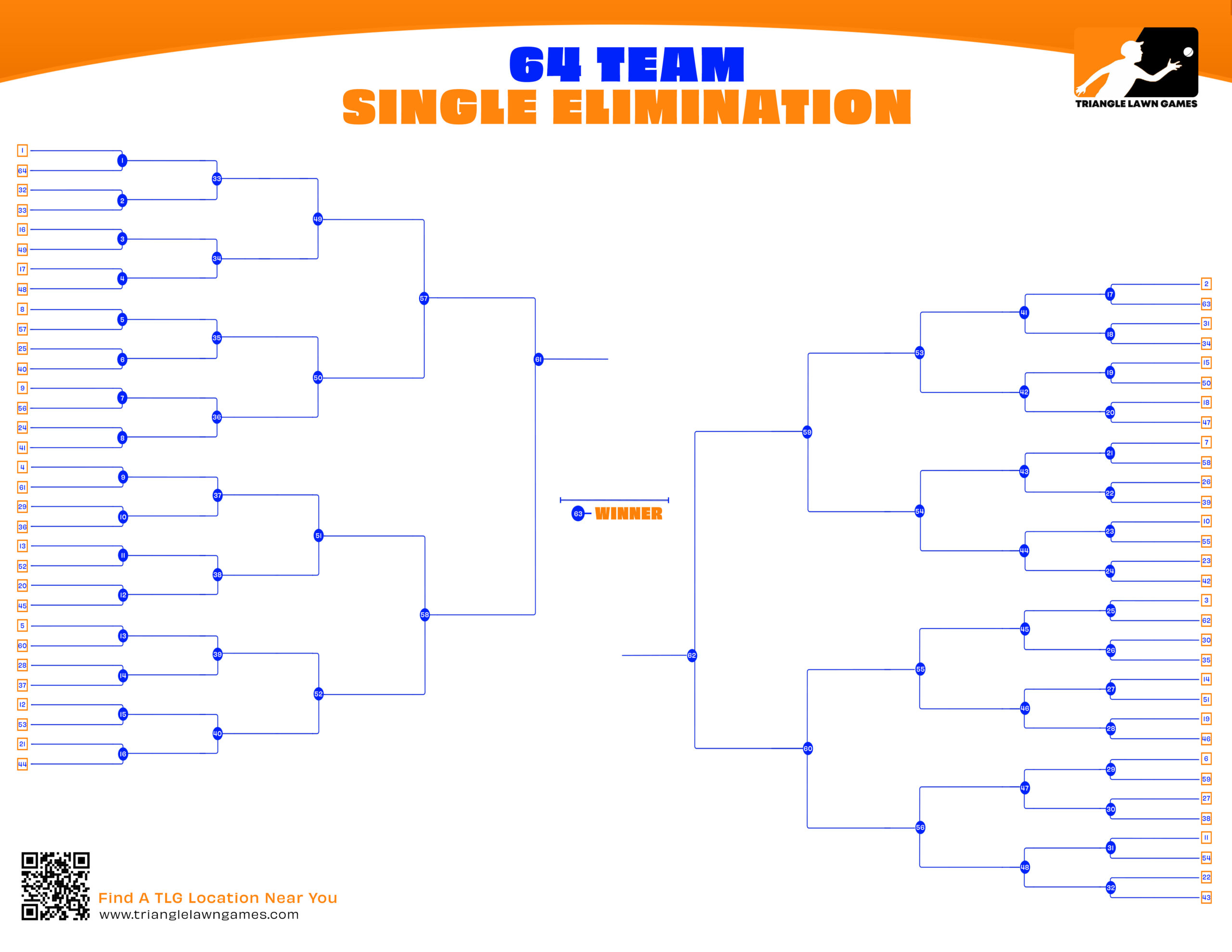 12 Team Single Elimination Printable Tournament Bracket