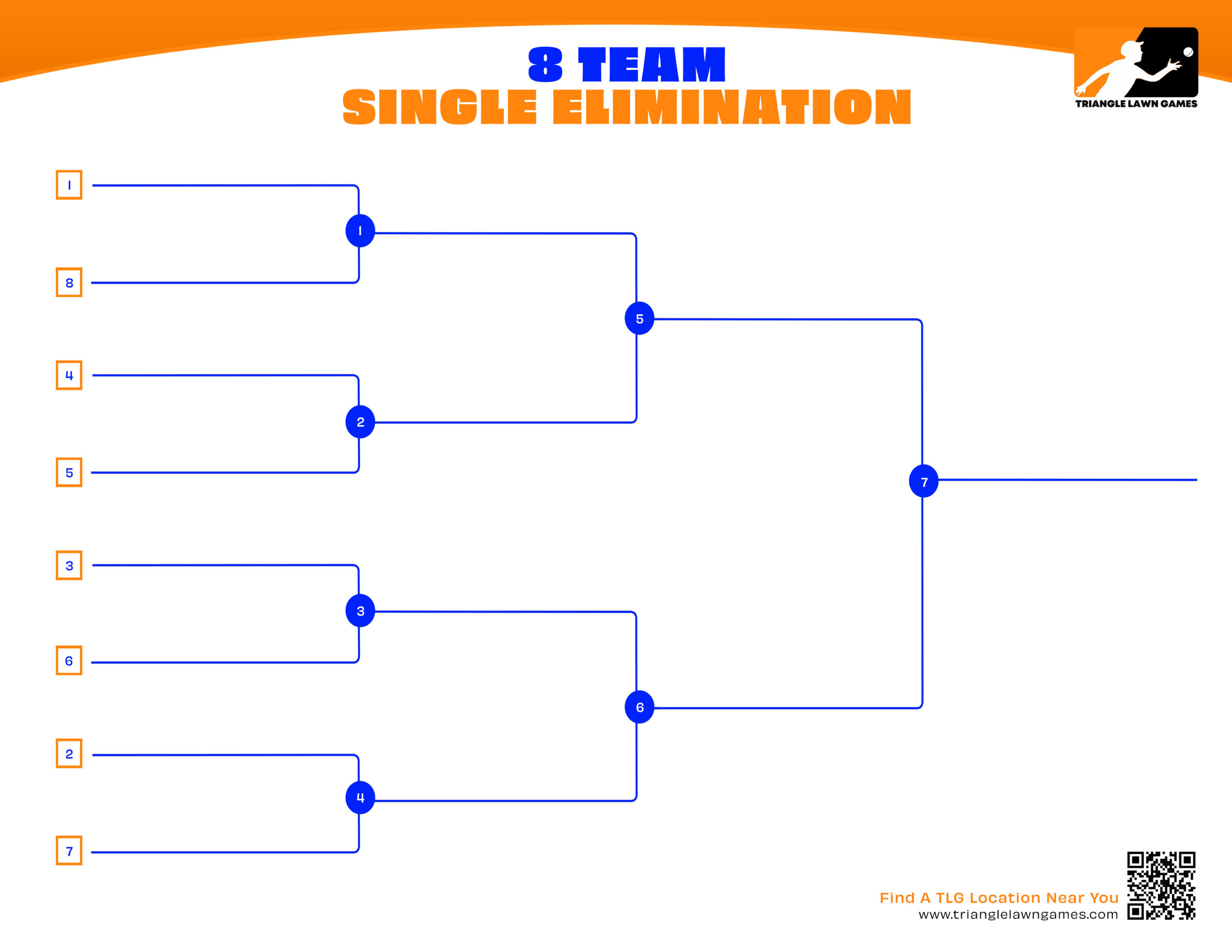 Free Cornhole Tournament Printable Brackets