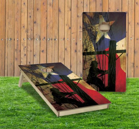 Lineman Cornhole Boards 3