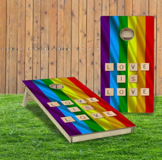 5ft Pride Cornhole Boards 3