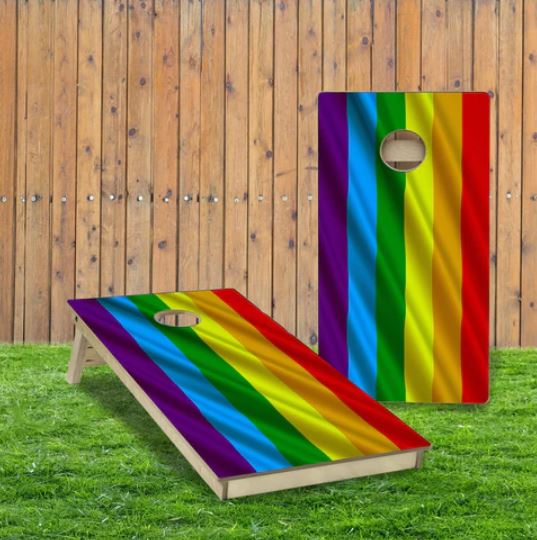 Pride Cornhole Boards 4