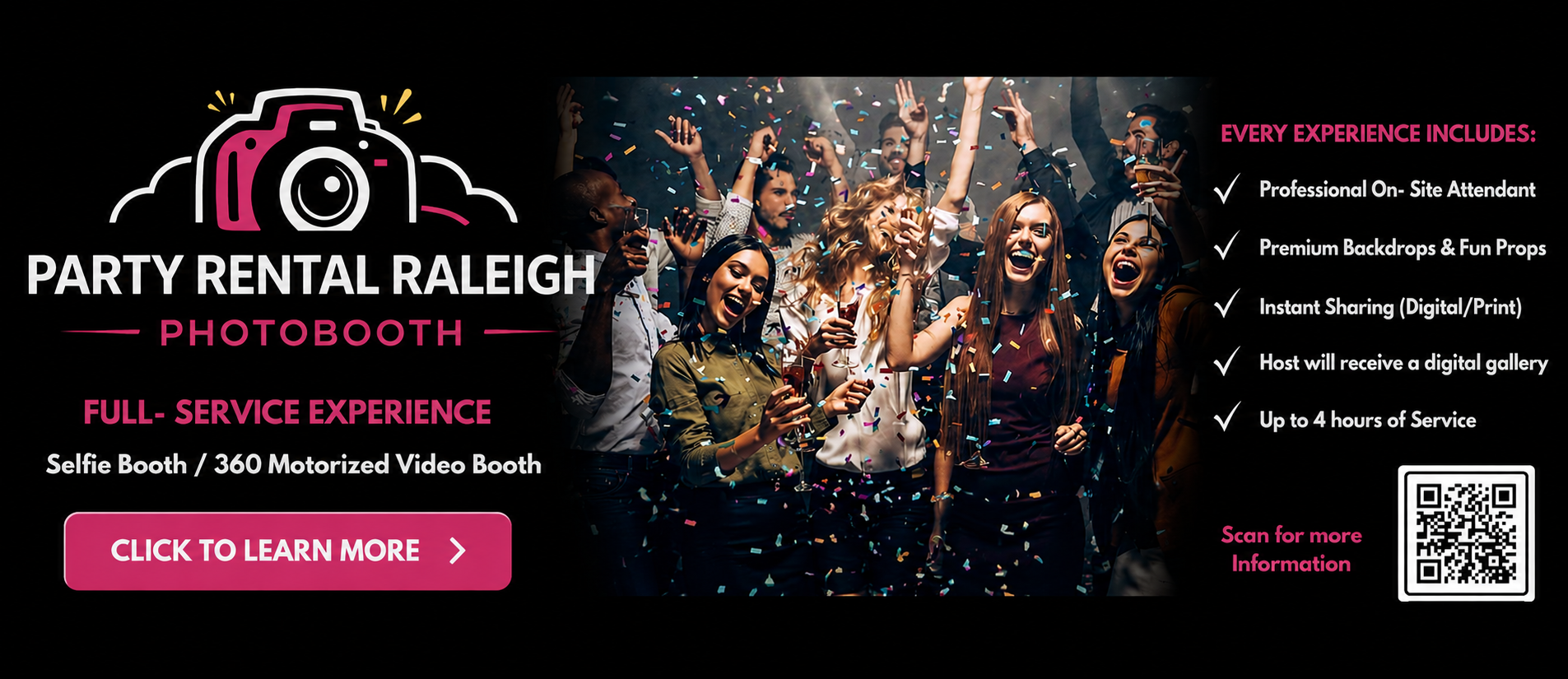 Party Rental Raleigh Banner